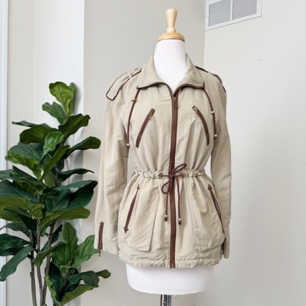 Beige Utility Jacket